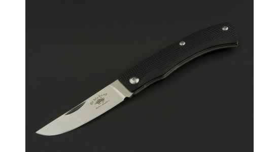 Ed Mahony Landslide Slipjoint Taschenmesser Black G-10, D2 Stahl