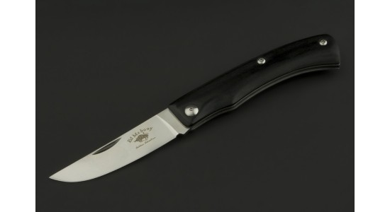 Ed Mahony Landslide Slipjoint Taschenmesser Ebony G-10, D2 Stahl