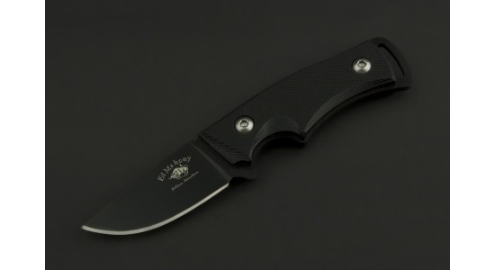 Ed Mahony Skywalk Neck Knife Taschenmesser Black-G10, D2 Stahl