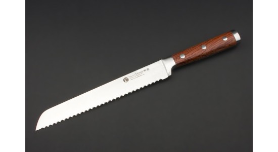 IZUMI ICHIAGO Brotmesser, rostfreier Edelstahl mit Rosenholzgriff