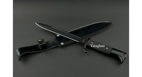 ED MAHONY Yataghan Saufänger, Feldmesser 31,5 cm Gesamtlänge, 440c 