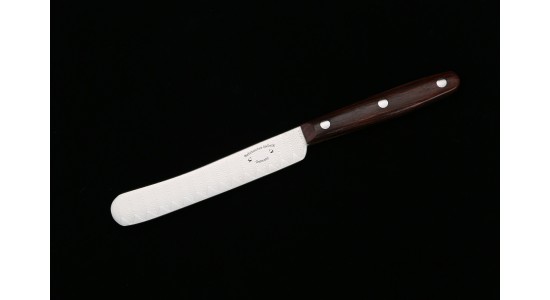 Ernst Siebeneicher-Hellwig Buckelmesser - Buttermesser, Brotzeitmesser und Küchenmesser im modernen Stil aus Sandelholz