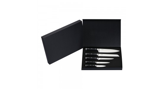 IZUMI ICHIAGO, 5 tlg.  Kochmesser Set "Professional Chef Knives" aus Japanese High Carbon Stainless Steel