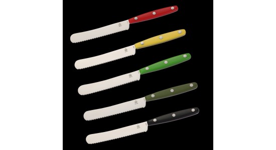 PUMA Buckelmesser mit Wellenschliff, ABS Griff mit fünf verschiedene attraktive Farben.