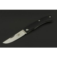 Ed Mahony Landslide Slipjoint Taschenmesser Black G-10, D2 Stahl