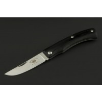 Ed Mahony Landslide Slipjoint Taschenmesser Ebony G-10, D2 Stahl