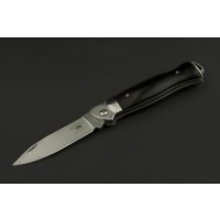 ED MAHONY Ebony Folder Middle-Version, Taschenmesser, 440C