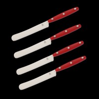 4 pcs set  PUMA Butter knife with black ABS handle
