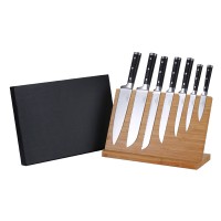 Ernst Siebeneicher-Hellwig - 7-tlg. Kochmesser-Set "Professional Chef Knives" inkl. Bambustständer