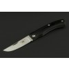 ED MAHONY Landslide Slipjoint Taschenmesser Ebony, D2 Stahl