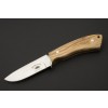 ED MAHONY Beaver Hunter - mazeriertem Olivenholz, Jagdmesser, 440C