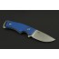 Ed Mahony Skywalk Neck Knife Taschenmesser Blue-G10, D2 Stahl