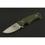 Ed Mahony Skywalk Neck Knife Taschenmesser Olive-Green-G10, D2 Stahl