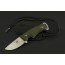 Ed Mahony Skywalk Neck Knife Taschenmesser Olive-Green-G10, D2 Stahl