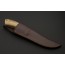 ED MAHONY Beaver Hunter - mazeriertem Olivenholz, Jagdmesser, 440C