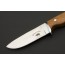 ED MAHONY Beaver Hunter - Burmesisches Eisenholz, Jagdmesser, 440C